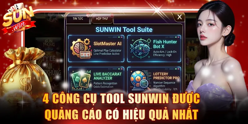4 công cụ tool SUNWIN được quảng cáo có hiệu quả nhất