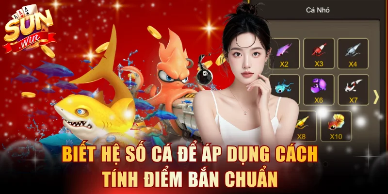Biết hệ số cá để áp dụng cách tính điểm bắn chuẩn