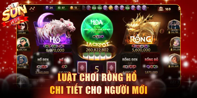 Luật chơi Rồng Hổ chi tiết cho người mới